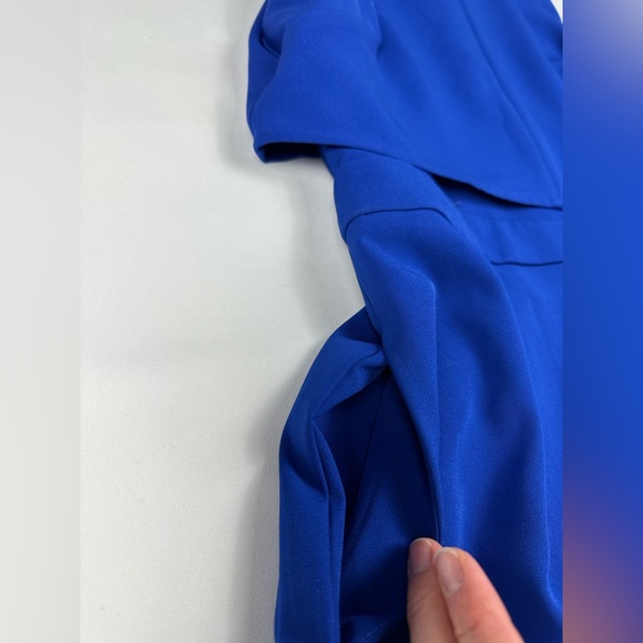 Vince Camuto royal blue jumpsuit with faux crop top attached overlay. Size 2 - Picture 5 of 10